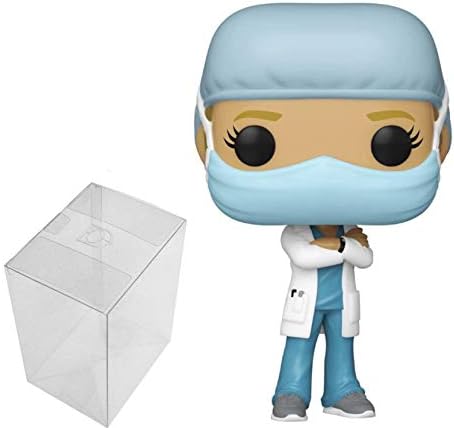 Funko Pop Heroes Front Line Worker- Female Hospital Worker 1 1 PopShield Pop Box Protector