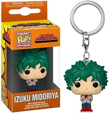Funko Pop Keychain My Hero Academia - Deku in School Uniform Multicolor 2 inches