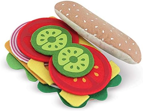 Melissa & Doug Melissa Doug Felt Food Sandwich Set Pretend Play Play Food