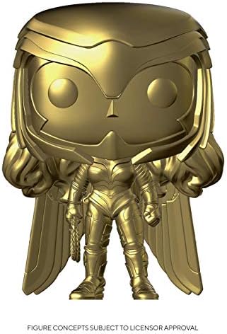 Funko Pop Heroes Wonder Woman 1984 - Wonder Woman Golden Armor Gold Chrome Vinyl Figure