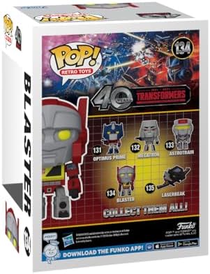 Funko Pop Retro Transformers Generation 1-40th Anniversary Blaster - Collectable Vinyl Figure