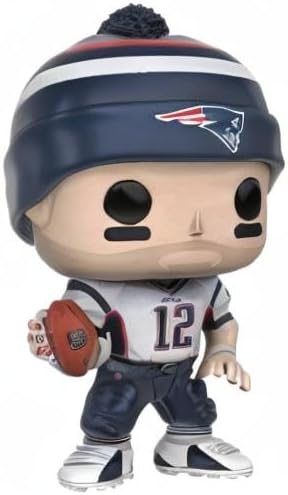 Funko POP Football Patriots - Wave 3 Tom Brady Funko Vinyl Figure Bundled with Compatible