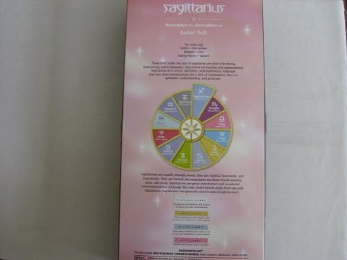 Mattel Barbie Collector Sagittarius Zodiac Doll - November 22-December 21 Dark Blonde