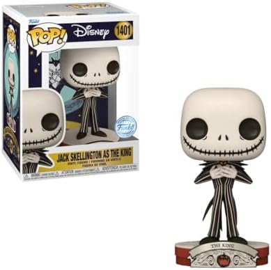 Funko The Nightmare Before Christmas Jack Skellington As The King Vinyl Figure Pop 1401
