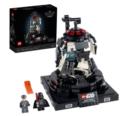 LEGO Star Wars 75296: Darth Vader Meditation Chamber (663 pcs) + Exclusive Stormtrooper Keychain.