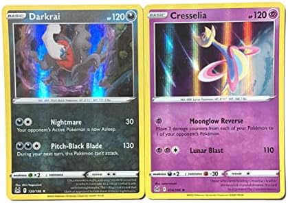 Pokemon Darkrai 120196 Cresselia 074196 Lost Origin - Pokemon Legendary Card Set - x2