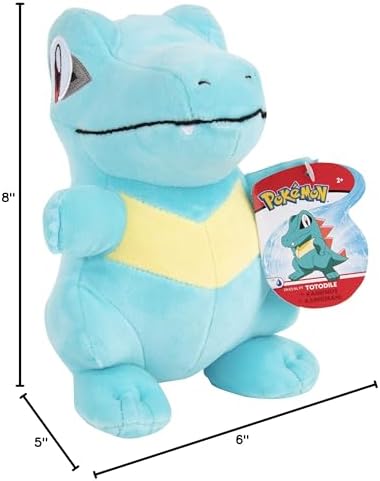 Pokemon 8 Totodile Plush
