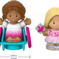 Fisher-Price Little People Toddler Barbie Party Figure Set with 2 Characters for