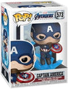 Funko Pop Marvel Avengers Endgame - Captain America with Broken Shield Mjoinir