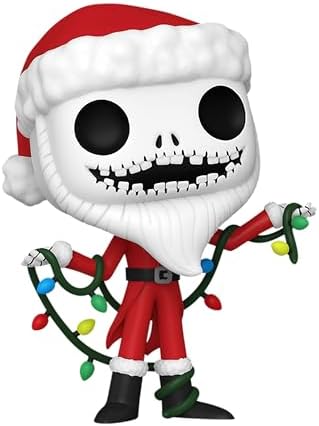Funko POP Disney The Night Before Christmas 30th - Santa Jack Skellington - Collectable Vinyl Figure