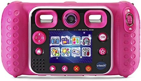 VTech KidiZoom Duo DX Digital Selfie Camera with MP3 Player Pink