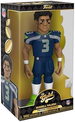 Funko Vinyl Gold NFL Seahawks Russell Wilson 12 Inch Vinyl Figure