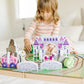 Melissa & Doug Melissa Doug 19-Piece Wooden Take-Along Tabletop Kingdom - Carriage Horse