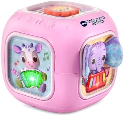 VTech Baby Busy Learners Music Activity Cube Pink