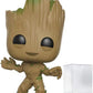 Marvel POP Guardians of The Galaxy Vol. 2 - Toddler Groot Funko Pop Vinyl Figure Bundled
