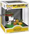 Funko POP Deluxe Peanuts - Snoopy with Woodstock - Camping - Classic Peanuts - Collectable Vinyl Figure