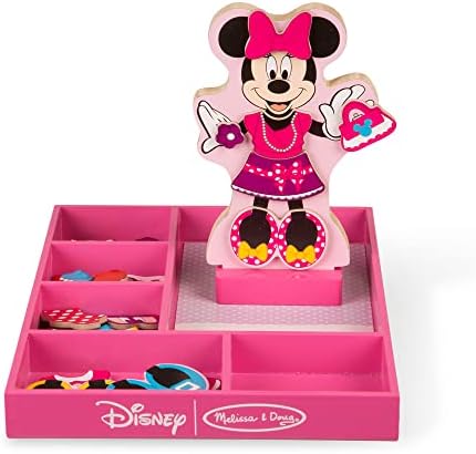 Melissa & Doug Melissa Doug Disney Minnie Mouse Magnetic Dress-Up Wooden Doll 35 pcs