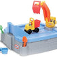 Little Tikes Dirt Diggers Excavator Sandbox for Including lid and Play Sand Multicolor