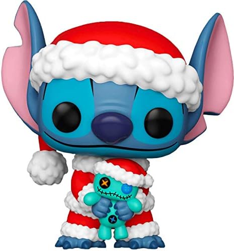 Funko POP Lilo Stitch - Santa Stitch with Scrump