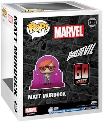 Funko POP Deluxe Daredevil 60th Anniversary - Matt Murdock With Radar - Daredevil - Marvel Comics - Collectable Vinyl Figure