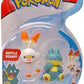 Pokemon New Sword and Shield Battle Action Figure 2 Pack - Munchlax and Scorbunny 2-Inch