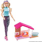 Barbie Mini Playset with 2 Pet Puppies Doghouse and Pet 3 to 7 Year Olds