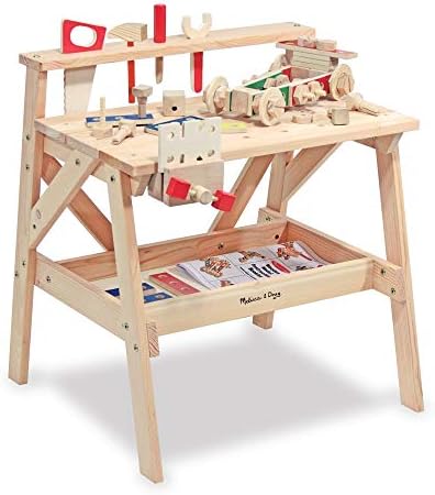 Melissa & Doug Melissa Doug Solid Wood Project Workbench Play Building Set