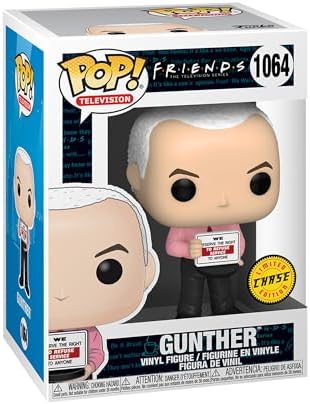 Funko POP TV Friends- Gunther wChase Style May Vary Multicolor One Size