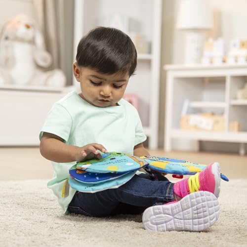 Melissa & Doug Melissa Doug K's Itsy-Bitsy Spider 8-Page Soft Activity Book for Babies