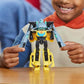 Transformers EarthSpark Cyber-Combiner Bumblebee and Mo Malto Robot Action Figures