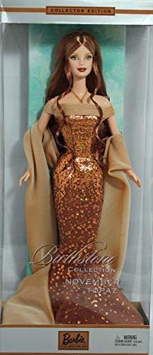 Barbie 2191 2002 Birthstone November Topaz Auburn Doll
