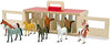 Melissa & Doug Melissa Doug Take-Along Show-Horse Stable With Wooden Stable Box and 8 Toy