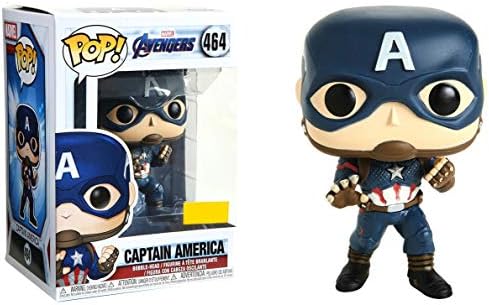 Funko MARVEL AVENGERS ENDGAME POP CAPTAIN AMERICA VINYL BOBBLE-HEAD EXCLUSIVE
