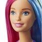Barbie Dreamtopia Mermaid Doll with Pink Blue Hair Tail Plus Tiara Accessory