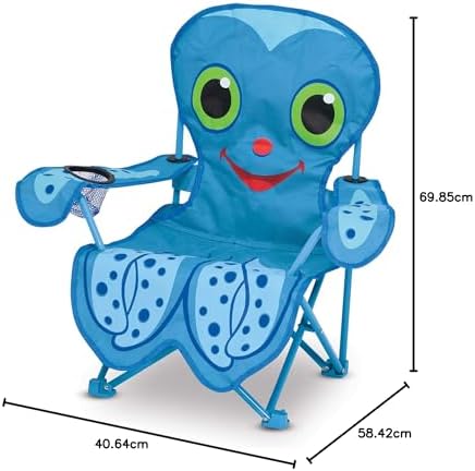Melissa & Doug Melissa Doug Sunny Patch Flex Octopus Folding Beach Chair For