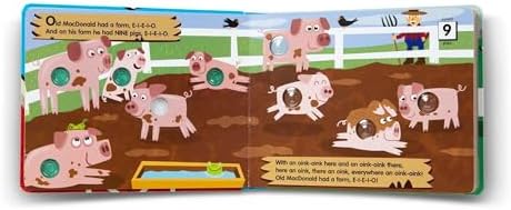 Melissa & Doug Melissa Doug Children's Book - Poke-a-Dot Old MacDonald's Farm Board Book