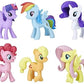 My Little Pony Friendship is Magic Toy Meet The Mane 6 Collection Set - 6 Pony Figures