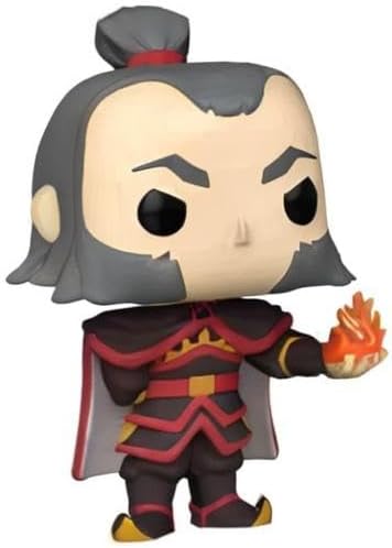 Funko POP Animation Avatar - Admiral Zhao with Glow in The Dark Fireball Amazon Multicolor