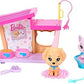 Barbie My First Barbie Story Starter Pet Care Pack with Dog House Puppy Cat Sized to Doll