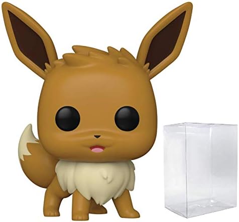 Pokemon - Eevee 626 Pop Vinyl Figure Bundled with Compatible Pop Box Protector Case