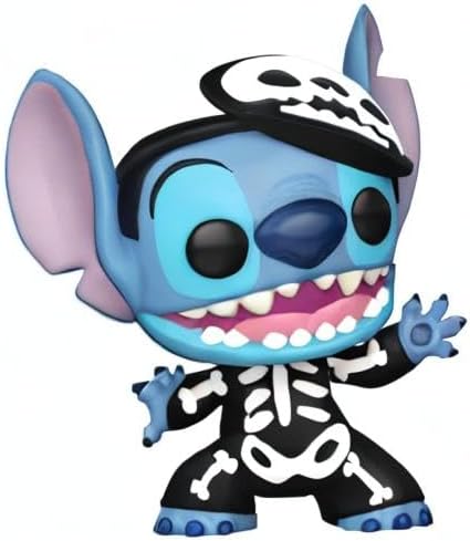 Funko Pop Disney Lilo Stitch - Skeleton Stitch 1234 Common Multicolor Vinyl 1234