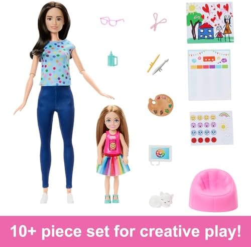 Barbie You Can Be Anything Art Therapist 2 Doll Set with