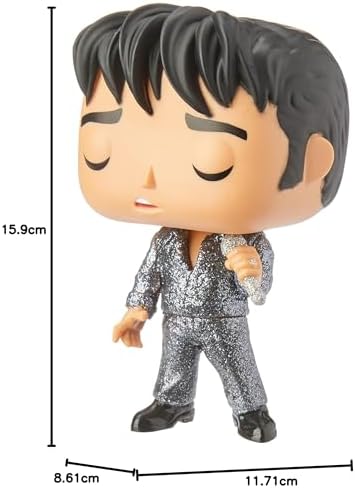 Funko Elvis Presley 1968 Comeback Special Diamond Glitter Pop Vinyl Figure
