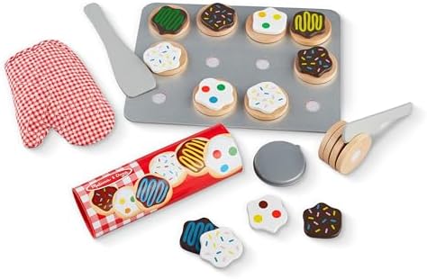 Melissa & Doug Melissa Doug Slice and Bake Wooden Cookie Play Food Set