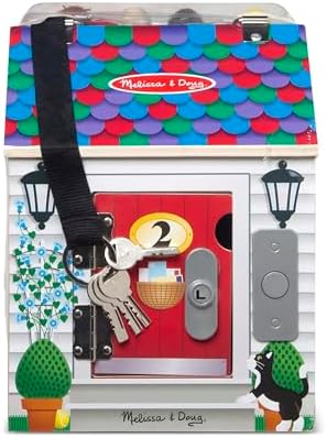 Melissa & Doug Melissa Doug Take-Along Wooden Doorbell Doll