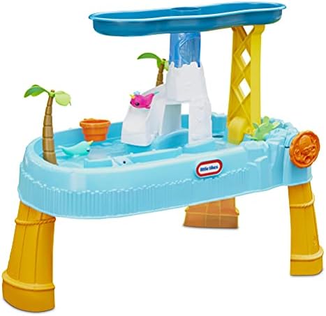 Little Tikes Waterfall Island Water Activity Play Table Set with Outdoor for Boys and