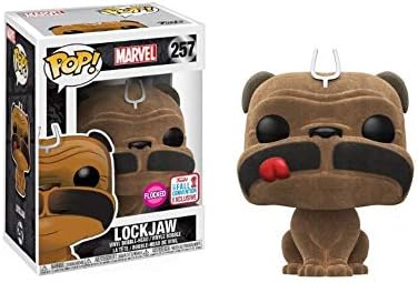 Funko Pop Action Figure - Marvel - Inhumans - Lockjaw Flocked Ltd