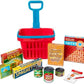Melissa & Doug Melissa Doug Fill and Roll Grocery Basket With Play Food Boxes and Cans 11