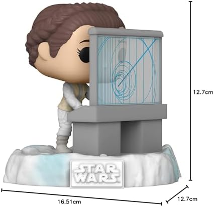 Funko POP Funko Deluxe Star Wars Battle at Echo Base Series - Princess Leia Amazon Figure
