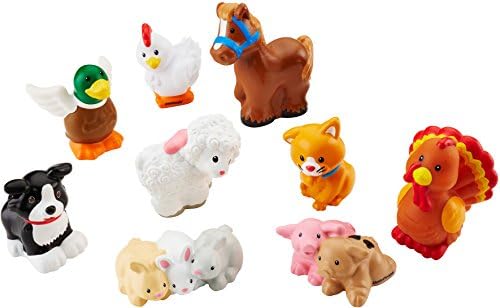 Fisher-Price Little People Farm Animal Friends with Baby Bunnies Piglets